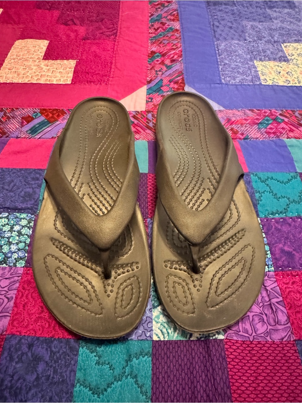 Crocs Women’s Black Flip Flop Sandals